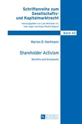 Book cover of Shareholder Activism by Lutz Michalski