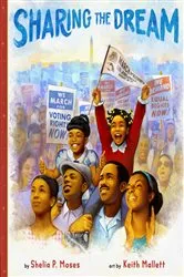 Book cover of Sharing the Dream by Shelia P. Moses