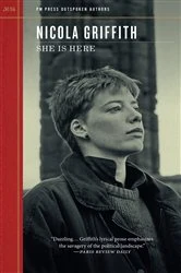 Book cover of She is Here by Griffith Nicola