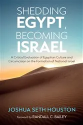 Book cover of Shedding Egypt, Becoming Israel by Joshua Seth Houston