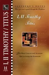 Book cover of Shepherd's Notes: 1 & 2 Timothy, Titus by Unknown