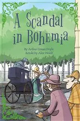 Book cover of Sherlock Holmes: A Scandal in Bohemia by Alex Woolf