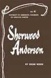 Book cover of Sherwood Anderson by Brom Weber