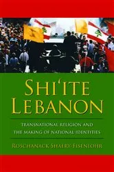 Book cover of Shi'ite Lebanon by Roschanack Shaery-Eisenlohr