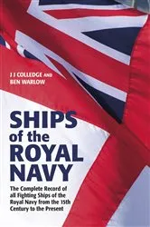 Book cover of Ships of the Royal Navy by Ben Warlow