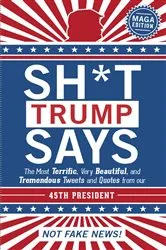 Book cover of Sh*t Trump Says by Unknown