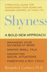 Book cover of Shyness by Bernardo J. Carducci