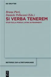 Book cover of Si verba tenerem by Bruna Pieri