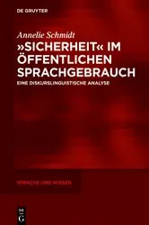 Book cover of »Sicherheit« im öffentlichen Sprachgebrauch by Unknown