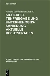 Book cover of Sicherheitenfreigabe und Unternehmenssanierung - Aktuelle Rechtsfragen by Unknown