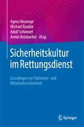 Book cover of Sicherheitskultur im Rettungsdienst by Agnes Neumayr