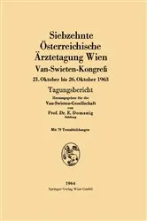 Book cover of Siebzehnte Österreichische Ärztetagung Wien Van-Swieten-Kongreß by Unknown