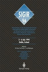 Book cover of SIGIR ’94 by W. Bruce Croft