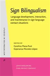Book cover of Sign Bilingualism by Unknown