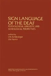 Book cover of Sign Language of the Deaf by I. M. Schlesinger