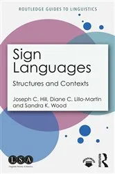 Book cover of Sign Languages by Joseph C. Hill