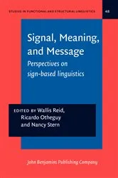 Book cover of Signal, Meaning, and Message by Unknown