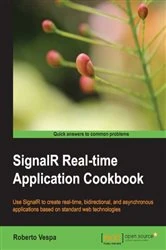 Book cover of SignalR Realtime Application Cookbook by Roberto Vespa