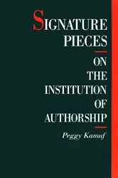 Book cover of Signature Pieces by Peggy Kamuf