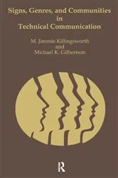 Book cover of Signs, Genres, and Communities in Technical Communication by M. Jimmie Killingsworth