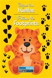 Book cover of Sigue las huellas / Follow the Footprints by Veronica Wagner