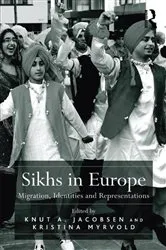 Book cover of Sikhs in Europe by Kristina Myrvold
