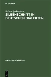 Book cover of Silbenschnitt in deutschen Dialekten by Helmut Spiekermann