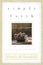 Book cover of Simple Faith by Charles R. Swindoll