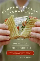 Book cover of Simple Italian Sandwiches by Jennifer Denton