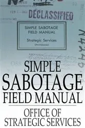Book cover of Simple Sabotage Field Manual by Office of Strategic Services