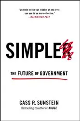 Book cover of Simpler by Cass R. Sunstein