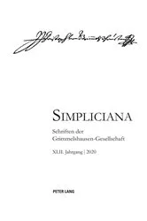 Book cover of Simpliciana XLII (2020) by Peter Hesselmann