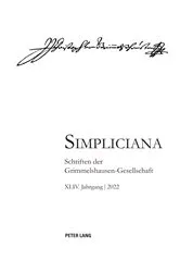 Book cover of Simpliciana XLIV (2022) by Peter Hesselmann