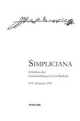 Book cover of Simpliciana XLV (2023) by Peter Hesselmann