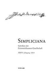 Book cover of Simpliciana by Peter Heßelmann