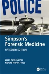 Book cover of Simpson's Forensic Medicine (15th ed.) by Unknown