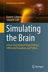 Book cover of Simulating the Brain by Daniele Caligiore