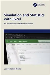 Book cover of Simulation and Statistics with Excel by Luis Fernando Ibarra