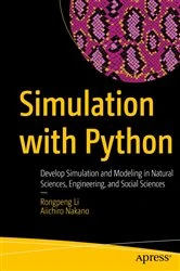 Book cover of Simulation with Python by Rongpeng Li