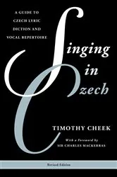 Book cover of Singing in Czech by Timothy Cheek