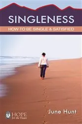 Book cover of Singleness by June Hunt