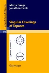 Book cover of Singular Coverings of Toposes by Marta Bunge