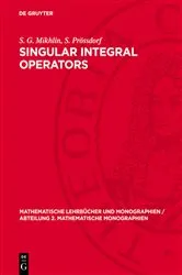 Book cover of Singular Integral Operators by S. G. Mikhlin