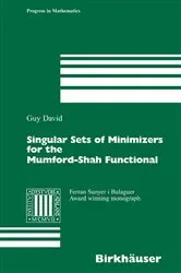 Book cover of Singular Sets of Minimizers for the Mumford-Shah Functional by Guy David