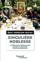 Book cover of Singulière noblesse by Eric Mension-Rigau