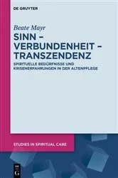 Book cover of Sinn – Verbundenheit – Transzendenz by Beate Mayr