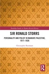 Book cover of Sir Ronald Storrs by Christopher Burnham