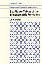 Book cover of Six-Figure Tables of Trigonometric Functions by L. S. Khrenov