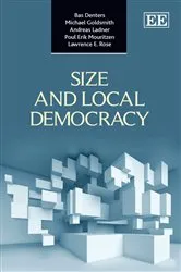 Book cover of Size and Local Democracy by Bas Denters