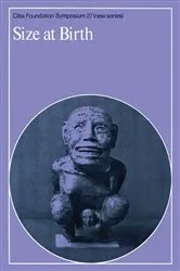 Book cover of Size at Birth by Katherine Elliott